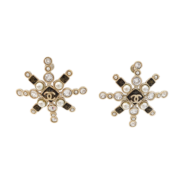 Metal Gold Stud Earrings