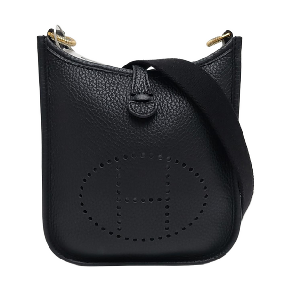Authenticated pre-owned  Evelyne TPM Clemence Black - Shoulder Bag at Looply