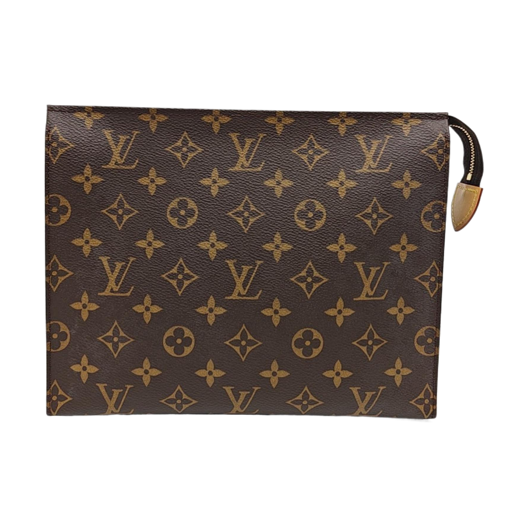 TOILET POCKET 26 Monogram Coated Canvas Brown