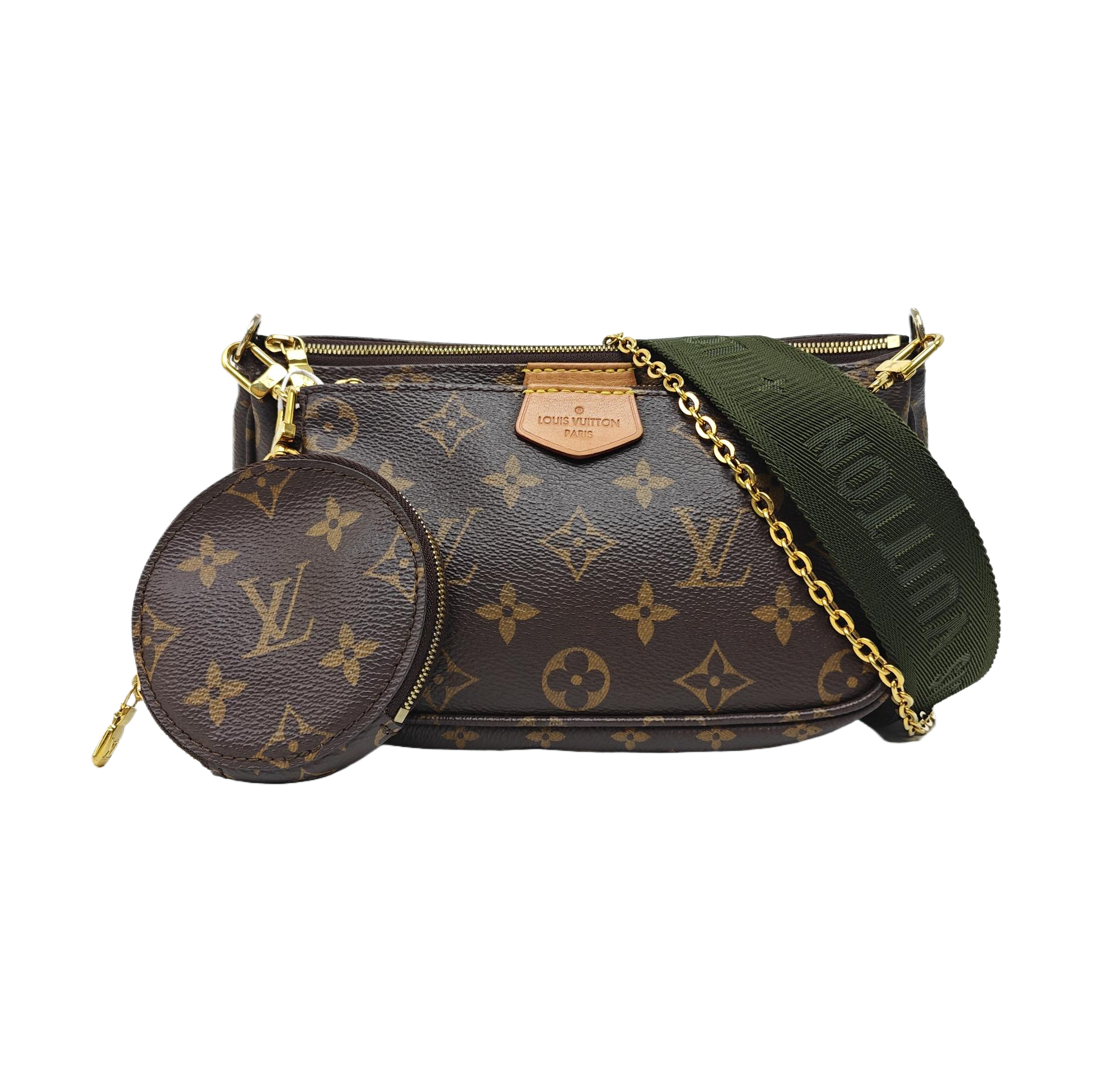 MULTI Monogram Coated Canvas Brown