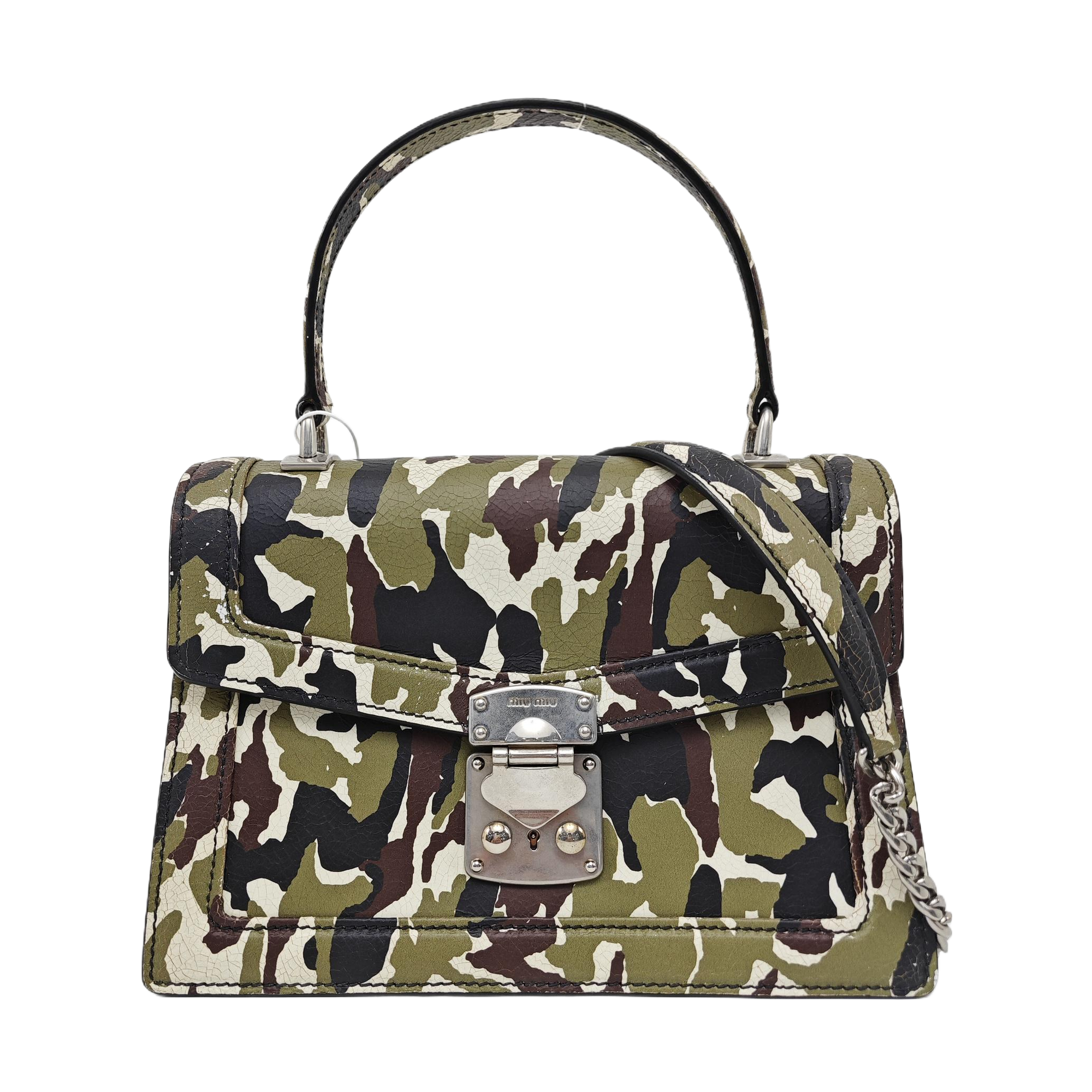 Calfskin Shoulder Bag Green
