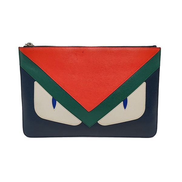 Authenticated pre-owned  Monster Calfskin Multicolor - Clutch at Looply