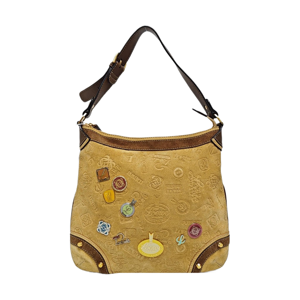 Suede Shoulder Bag Brown