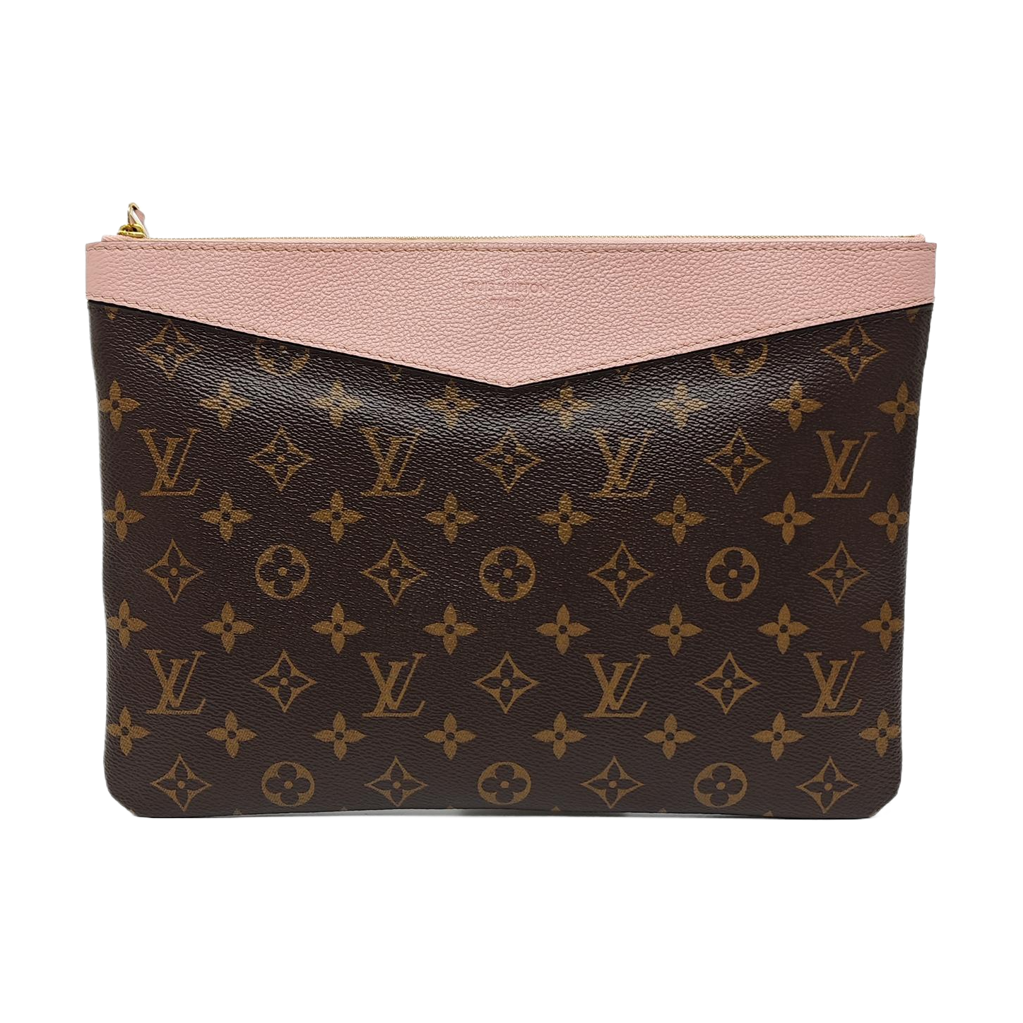 DAILY Monogram Coated Canvas Brown
