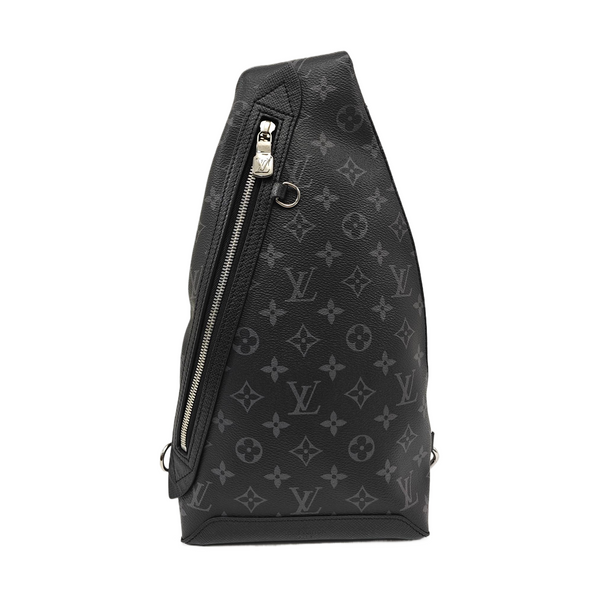 DUO Monogram Coated Canvas Black