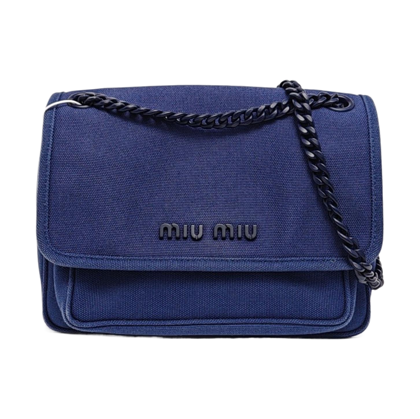 Canvas Crossbody Bag Blue