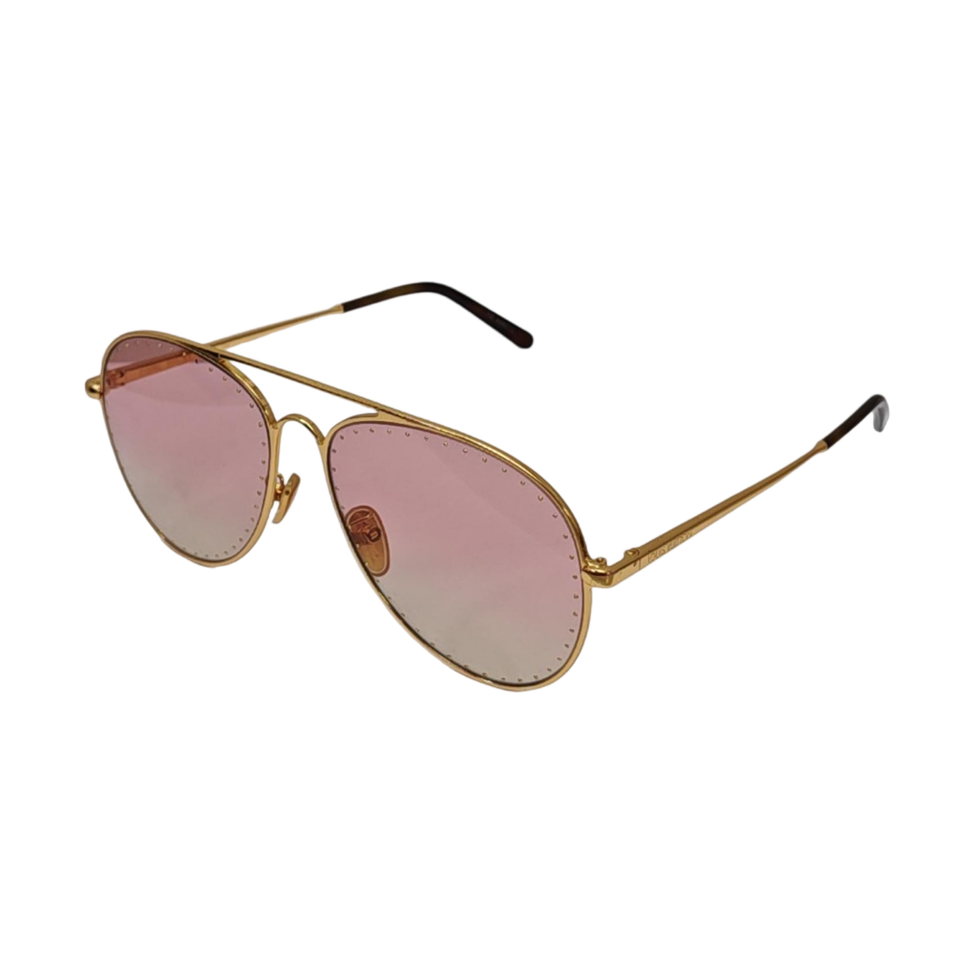 Metal Sunglasses Red