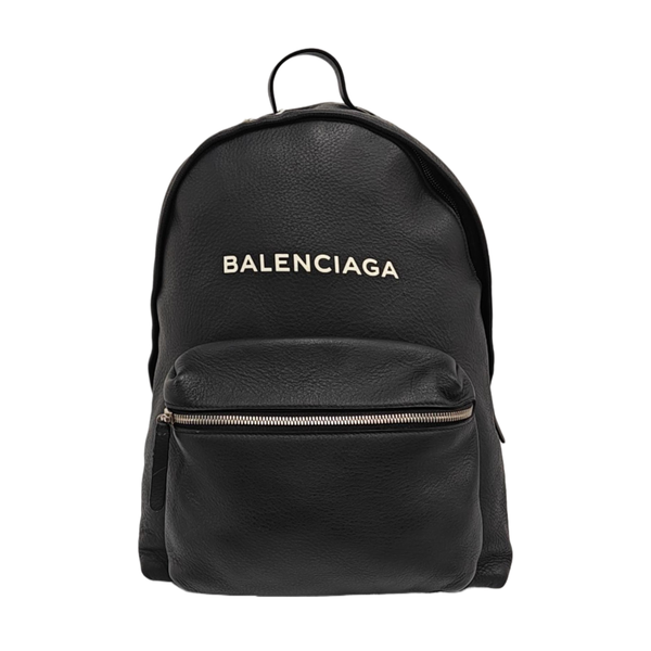 Calfskin Backpack Large Black