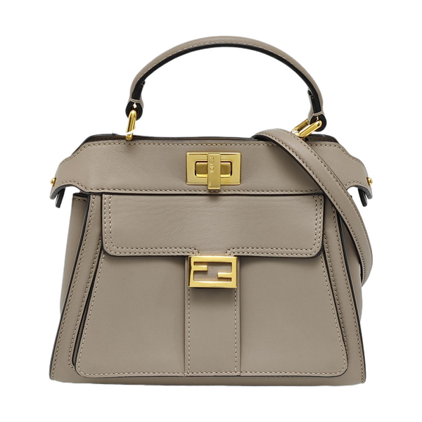 Peekaboo Mini Calfskin Gray