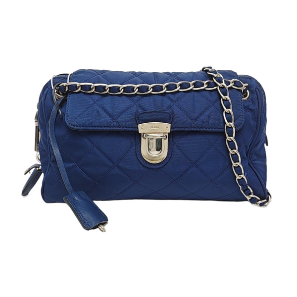 Quilted Nylon Blue