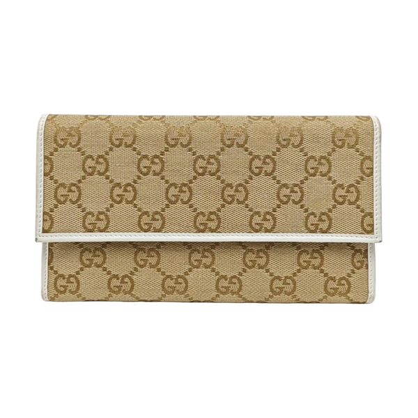 Monogram Canvas Wallet Beige