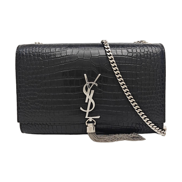 KATE Medium Calfskin Gray