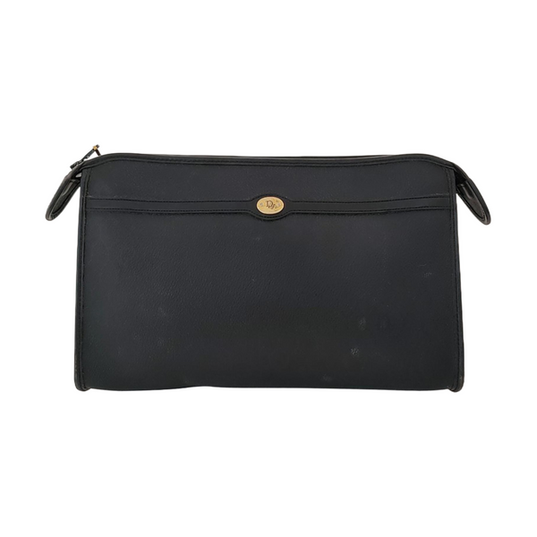 Vintage Honeycomb Coated Canvas Black