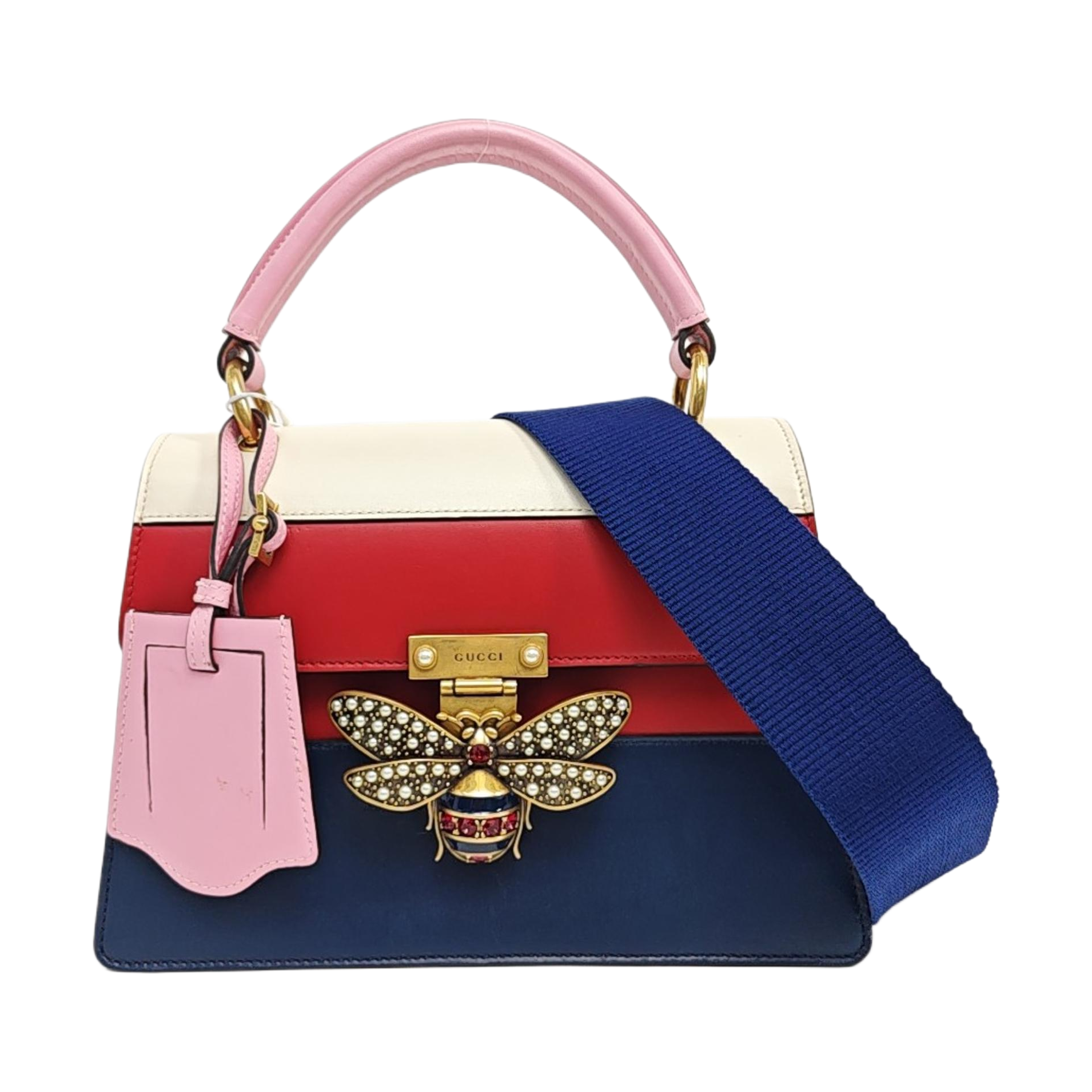 Queen Margaret Small Calfskin Multicolor