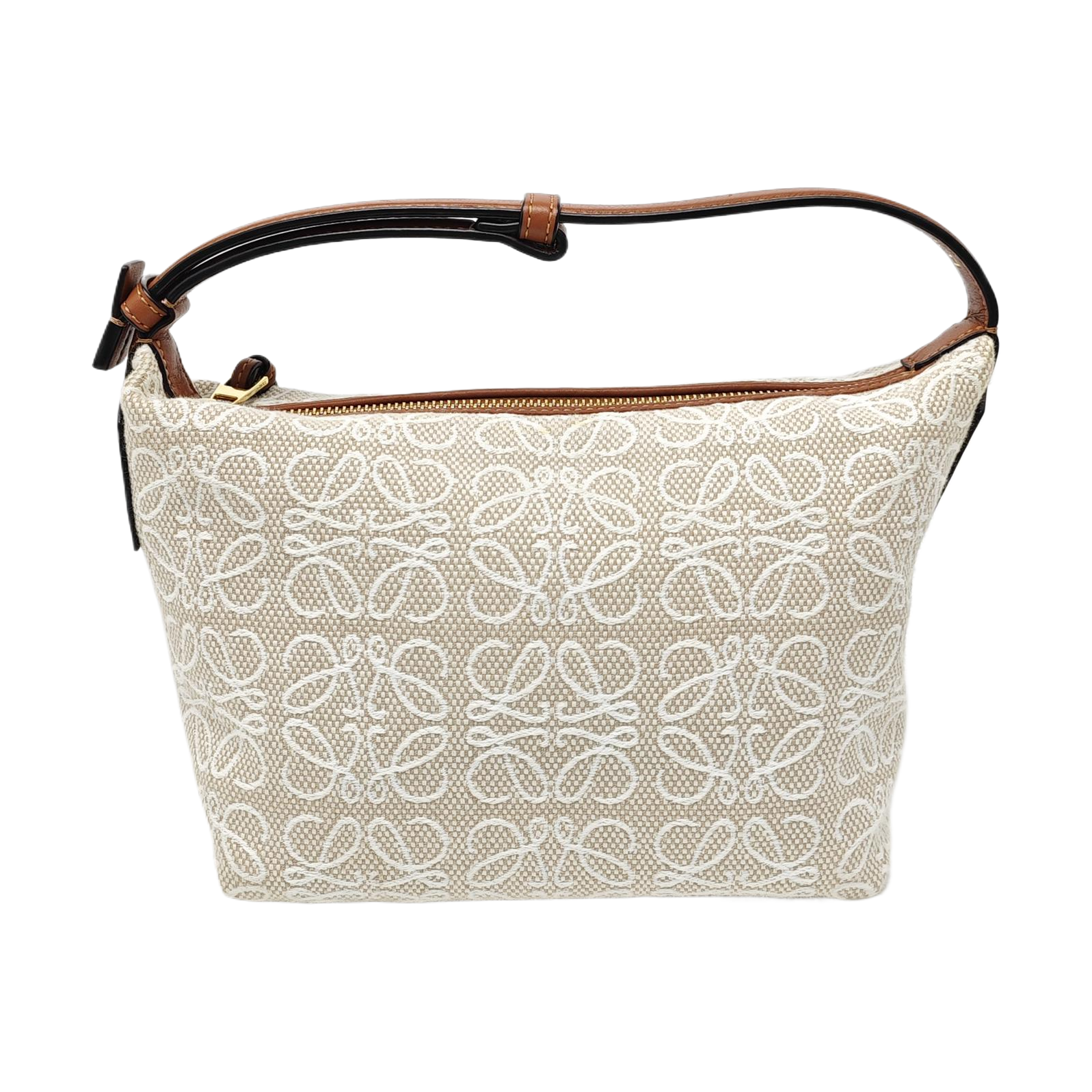 Anagram Small Monogram Canvas Beige