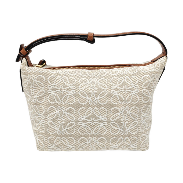 Anagram Small Monogram Canvas Beige