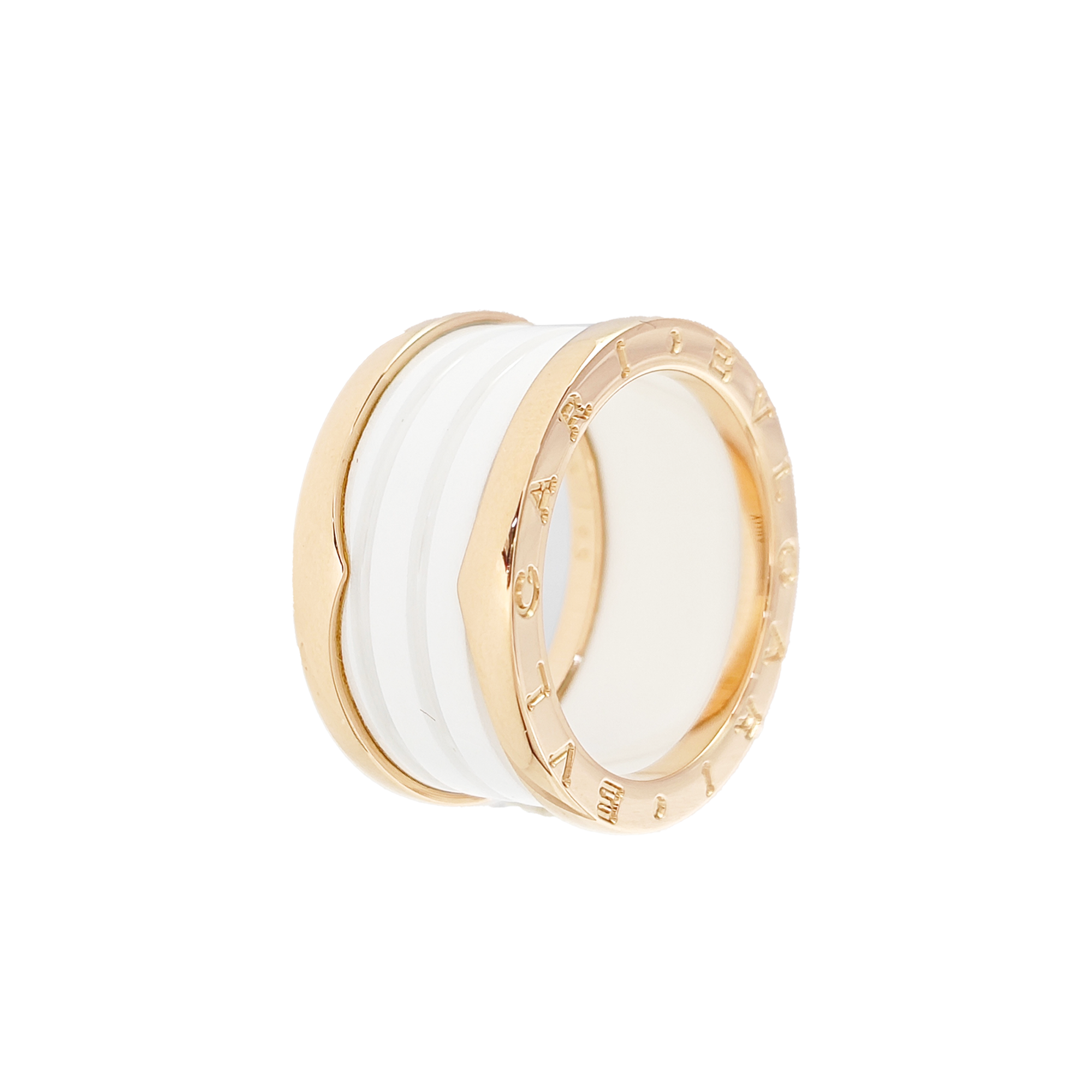 B.ZERO1 18k Rose Gold Ring EU 56