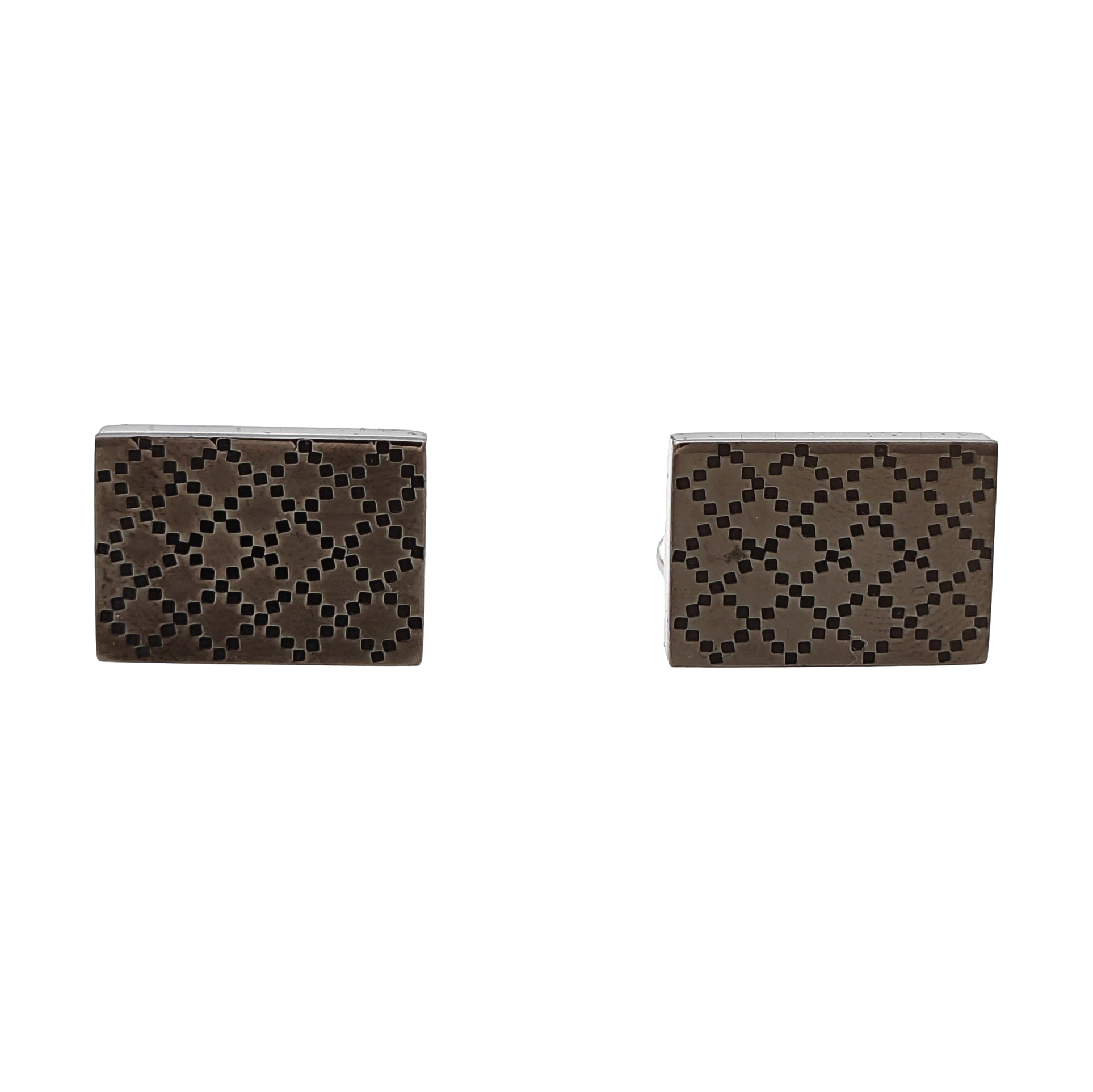 Metal Cufflink Silver