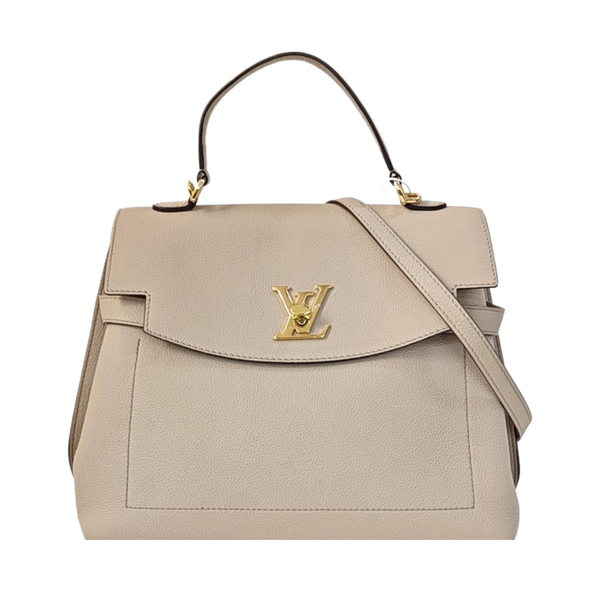 Calfskin Shoulder Bag Beige