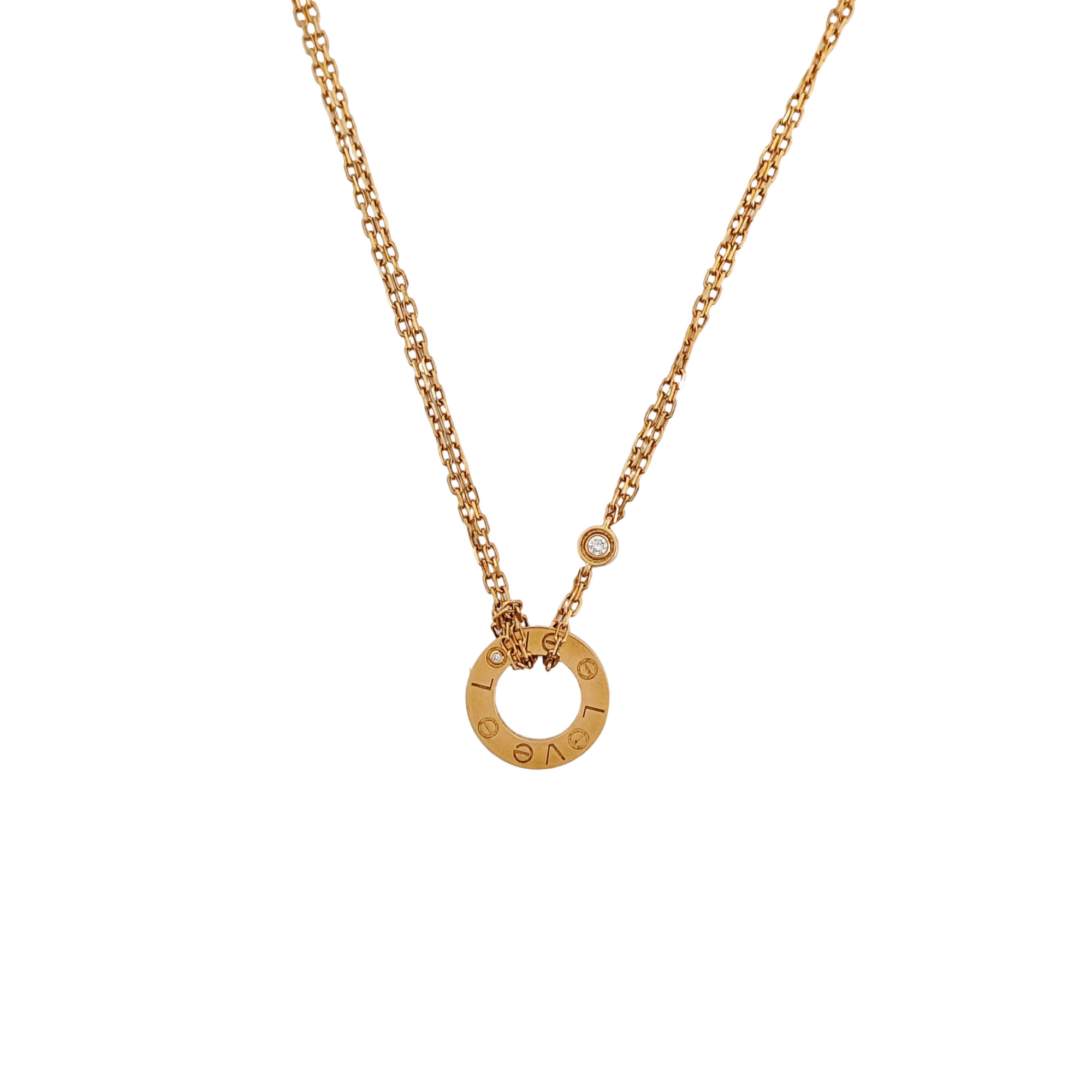 LOVE 18k Rose Gold Necklace