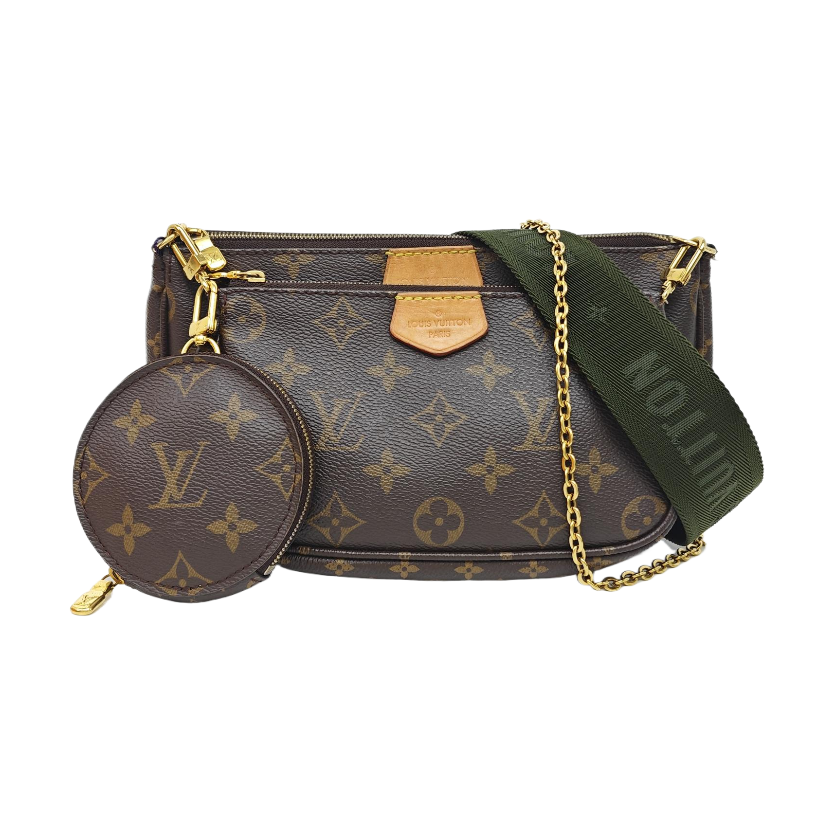 MULTI Monogram Coated Canvas Brown