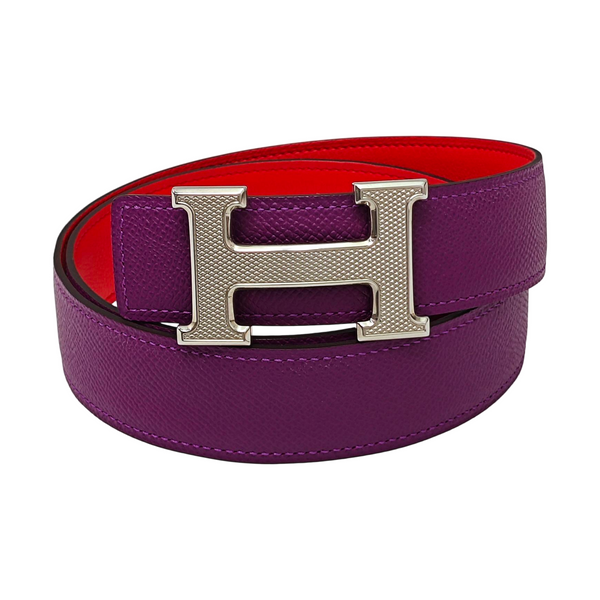 Leather Belt Purple
