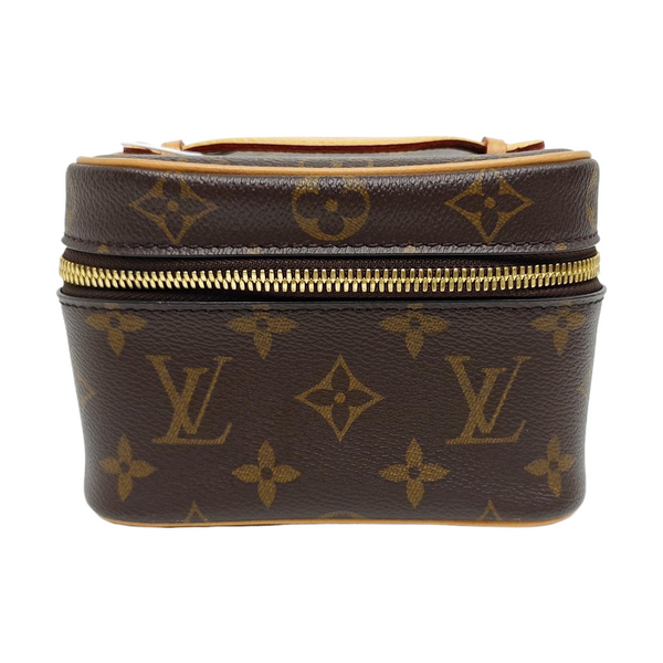 NICE Super Mini Monogram Coated Canvas Brown
