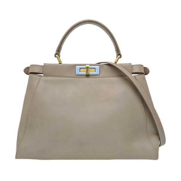Peekaboo Medium Calfskin Beige