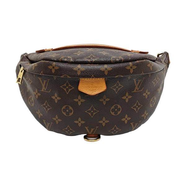 BUMBAG Monogram Coated Canvas Brown