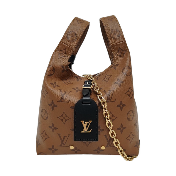 ATLANTIS PM Monogram Coated Canvas Brown