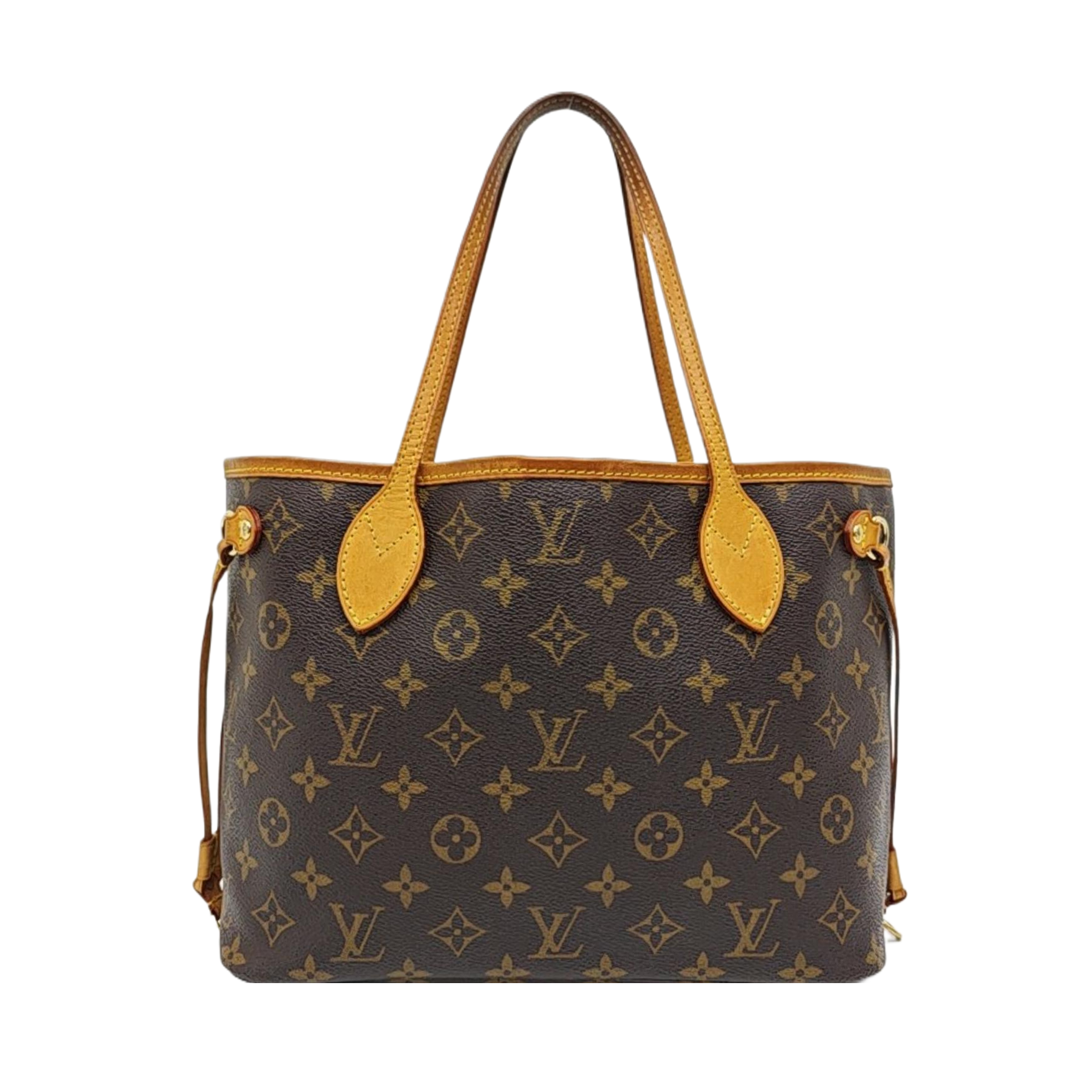 NEVERFULL PM Monogram Coated Canvas Brown