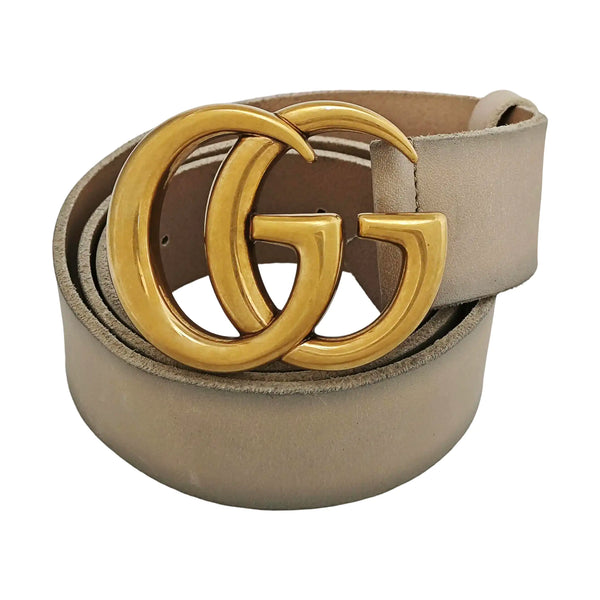 Leather Belt Yellow