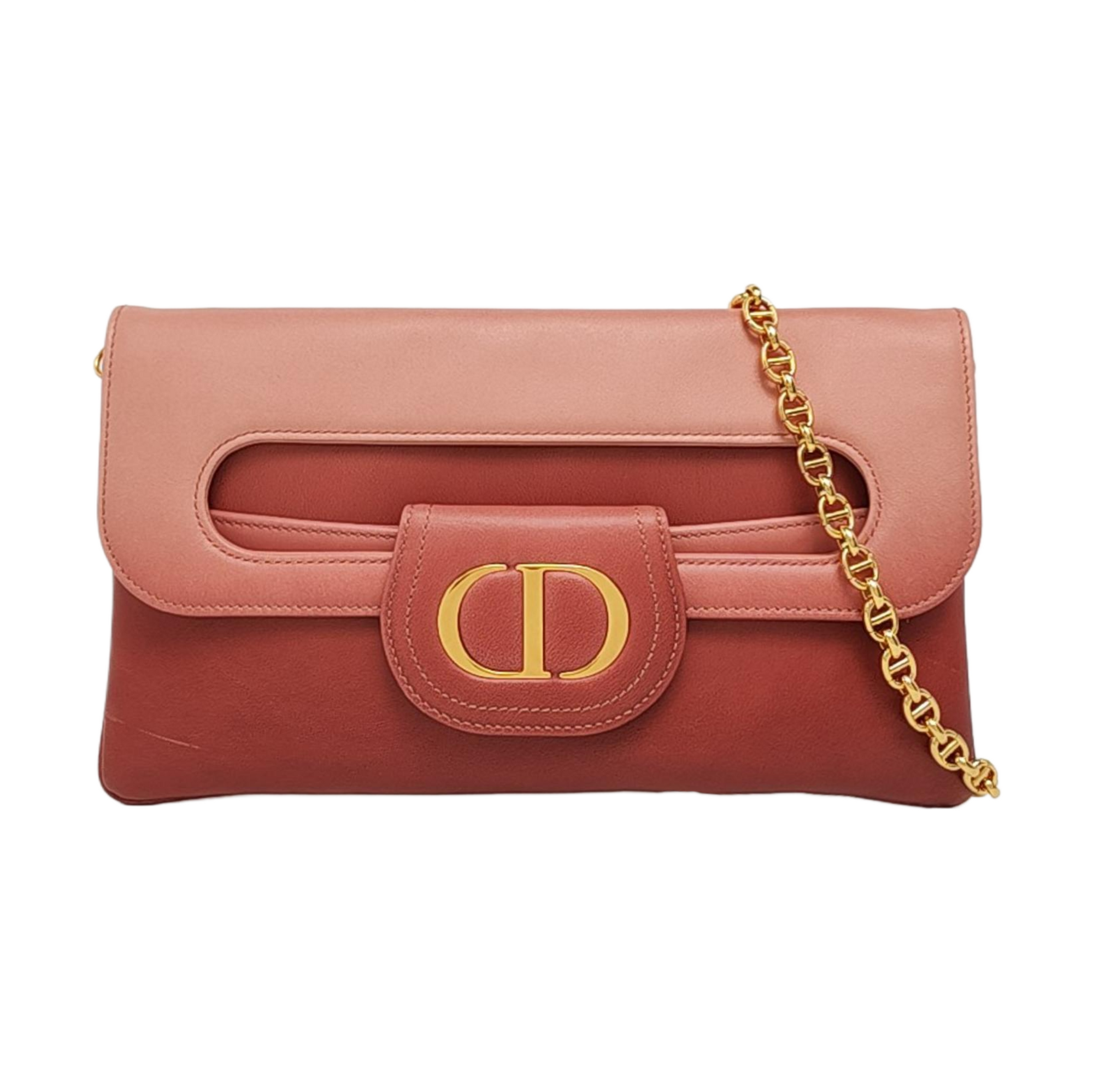 Diordouble Medium Calfskin Multicolor