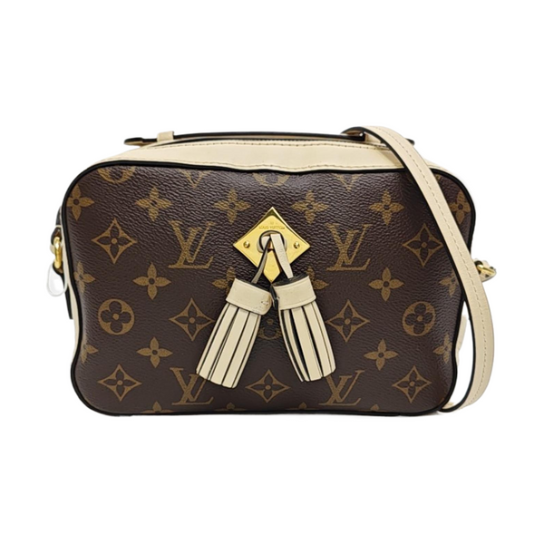 SAINTONGE Monogram Coated Canvas Brown