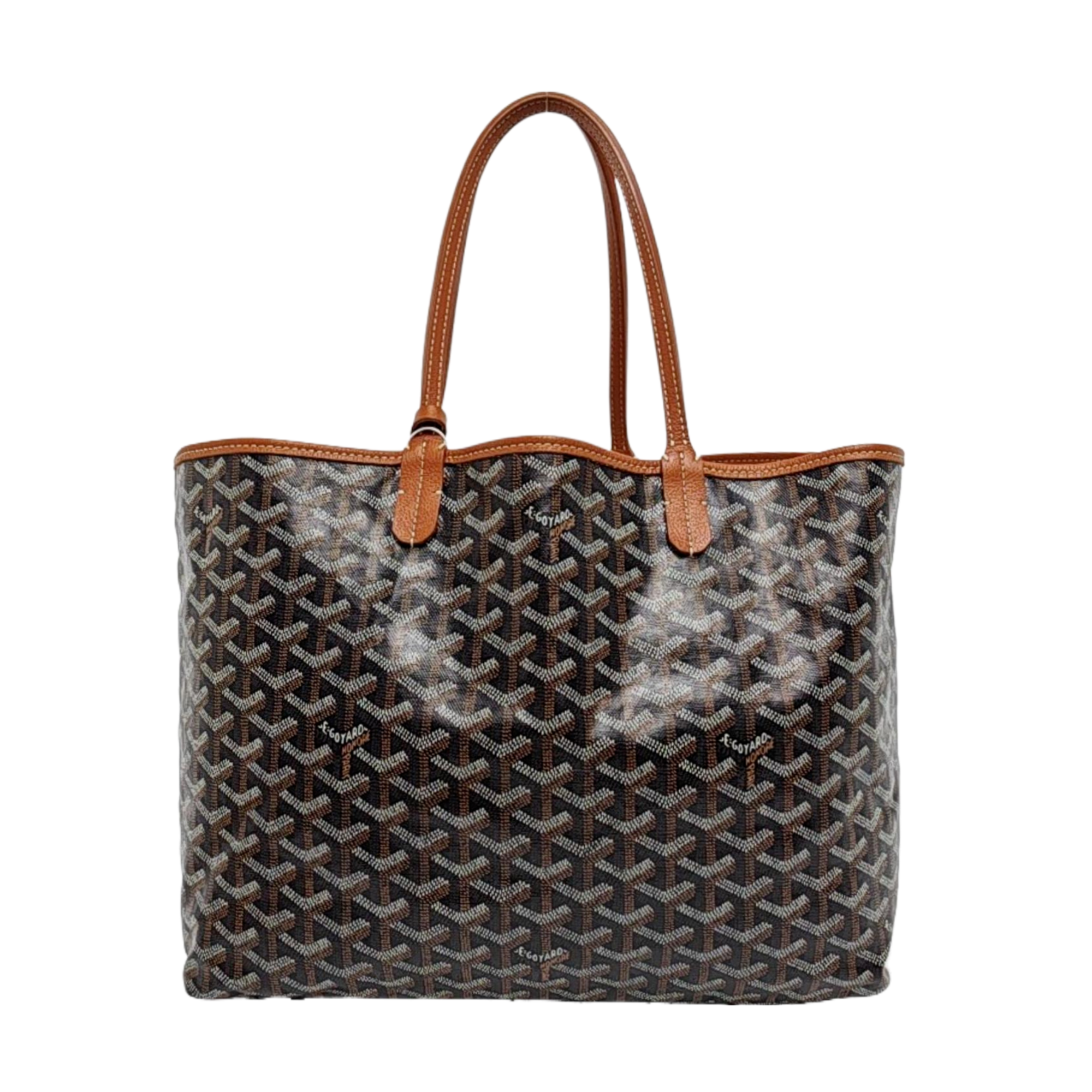 Authenticated pre-owned  Saint Louis PM Coated Canvas Black - Tote Bag at Looply