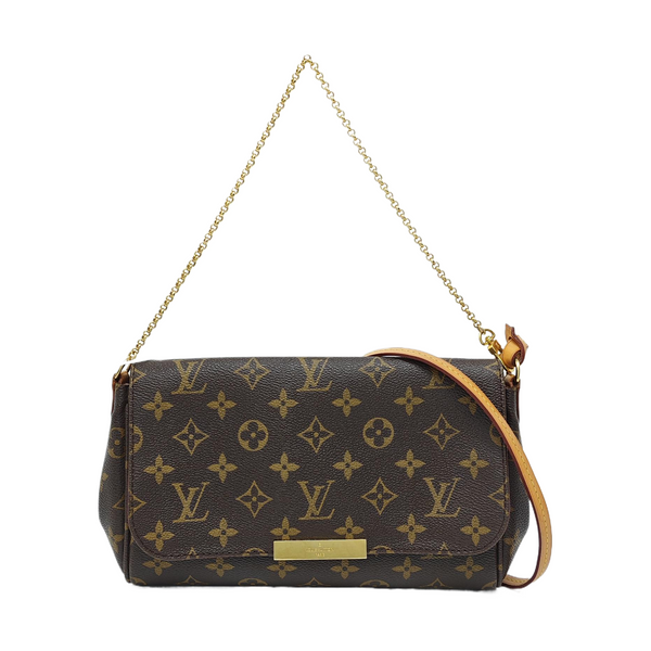 FAVORITE MM Monogram Coated Canvas Brown