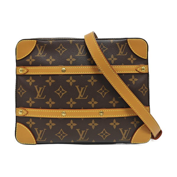 SOFT TRUNK PM Monogram Coated Canvas Brown