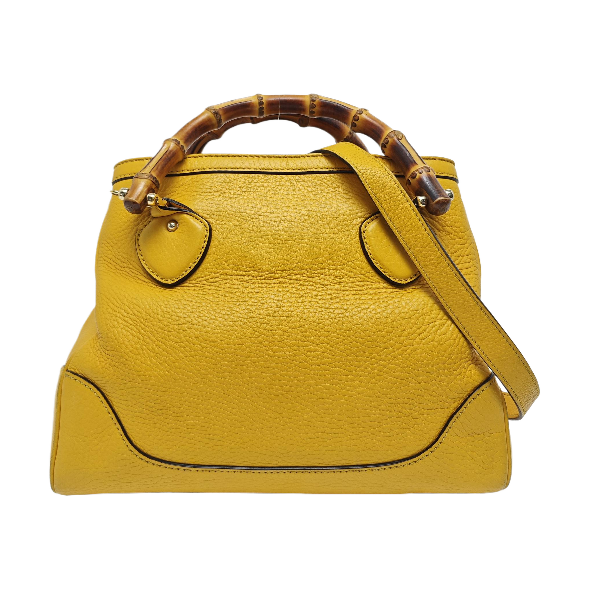 Bamboo 1947 Medium Calfskin Yellow