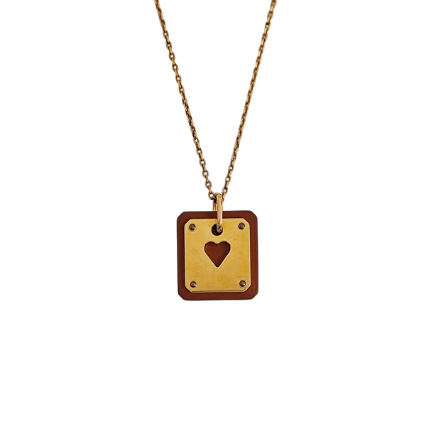 As De Coeur Metal Gold Necklace
