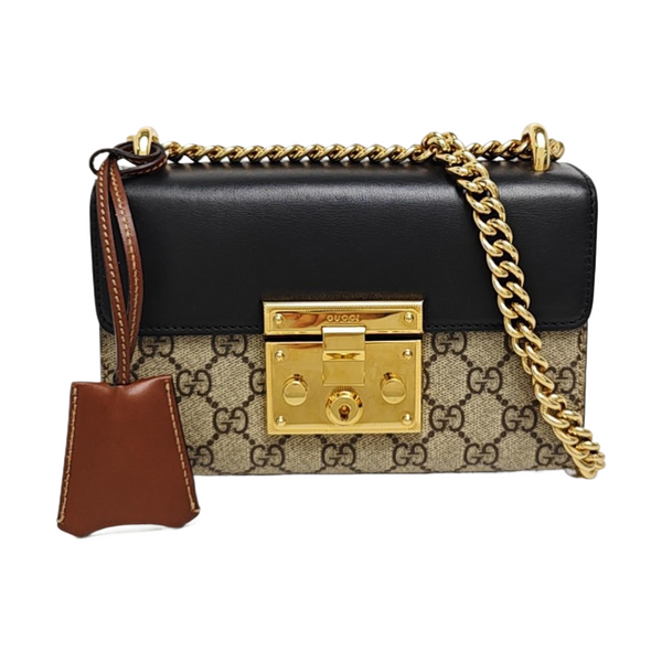 Padlock Small Monogram Coated Canvas Multicolor