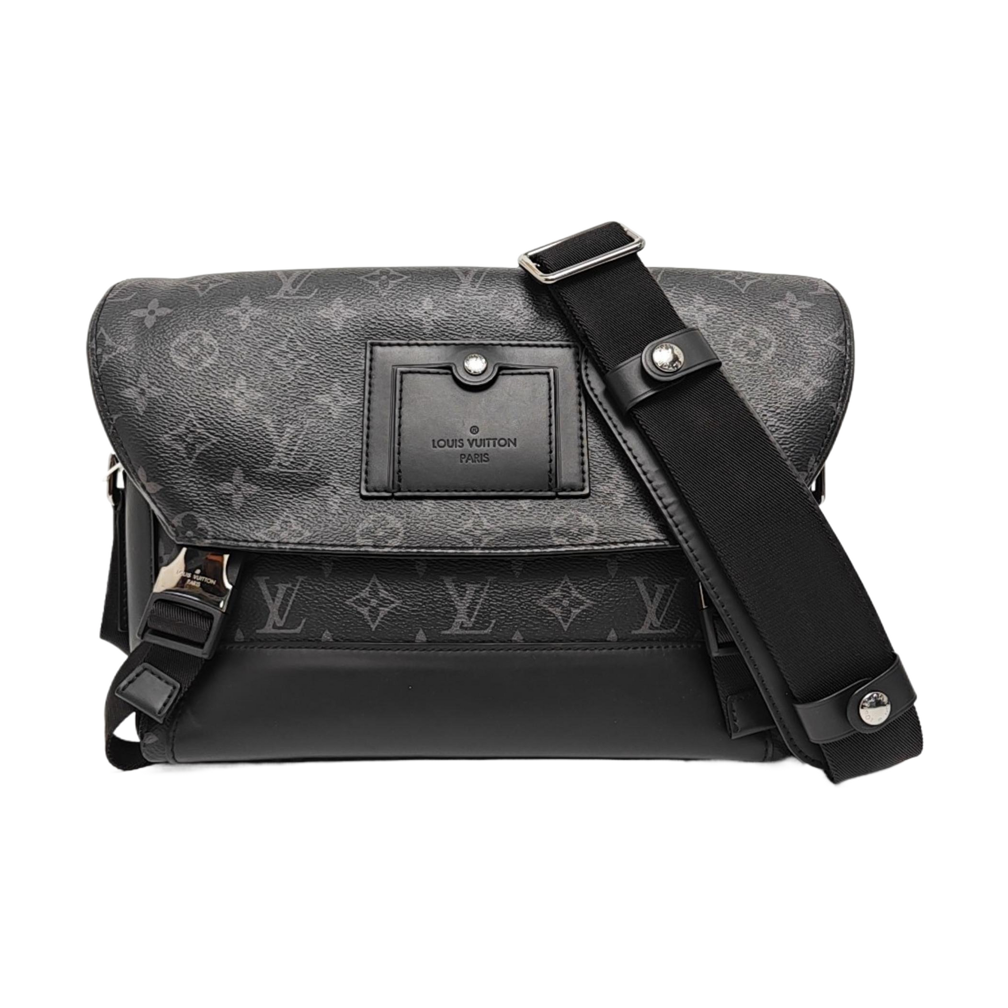 VOYAGER PM Monogram Coated Canvas Black