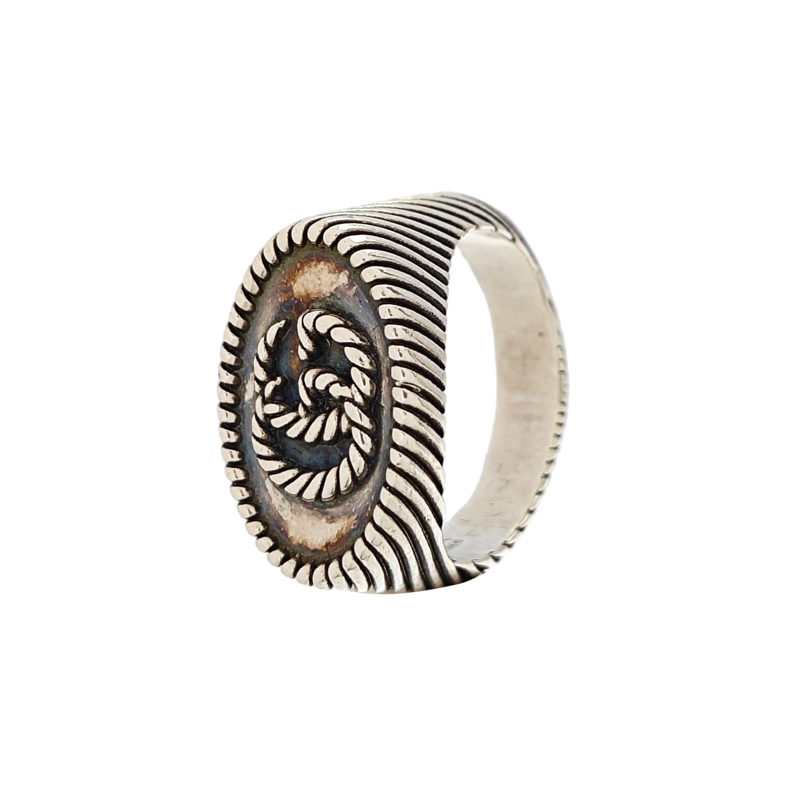 GG Running 925 Sterling Silver Ring HK 13