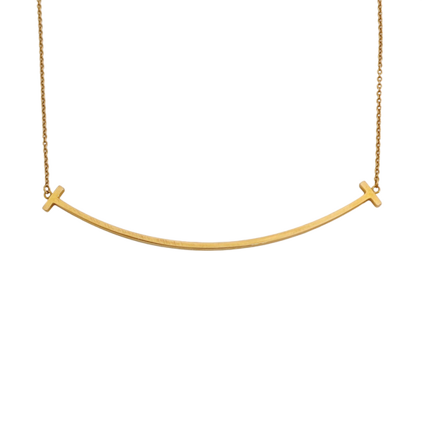 Tiffany T 18k Gold Necklace