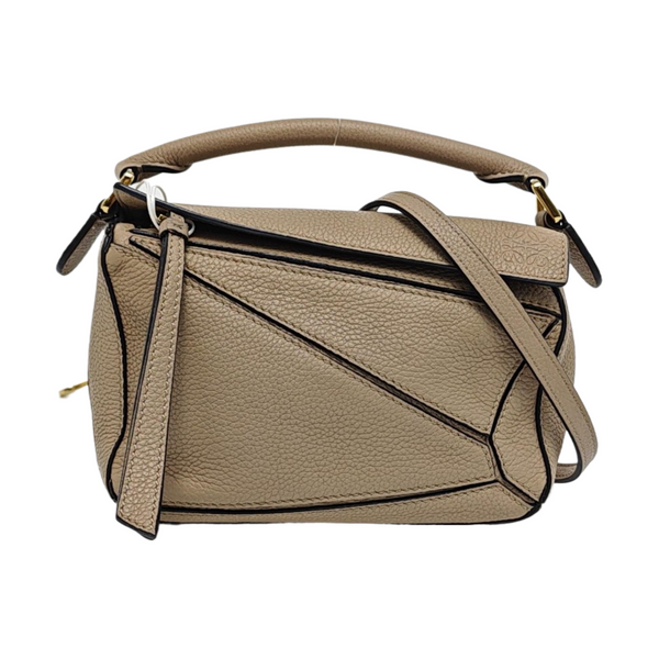 Authenticated pre-owned  Puzzle Mini Calfskin Brown - Shoulder Bag at Looply