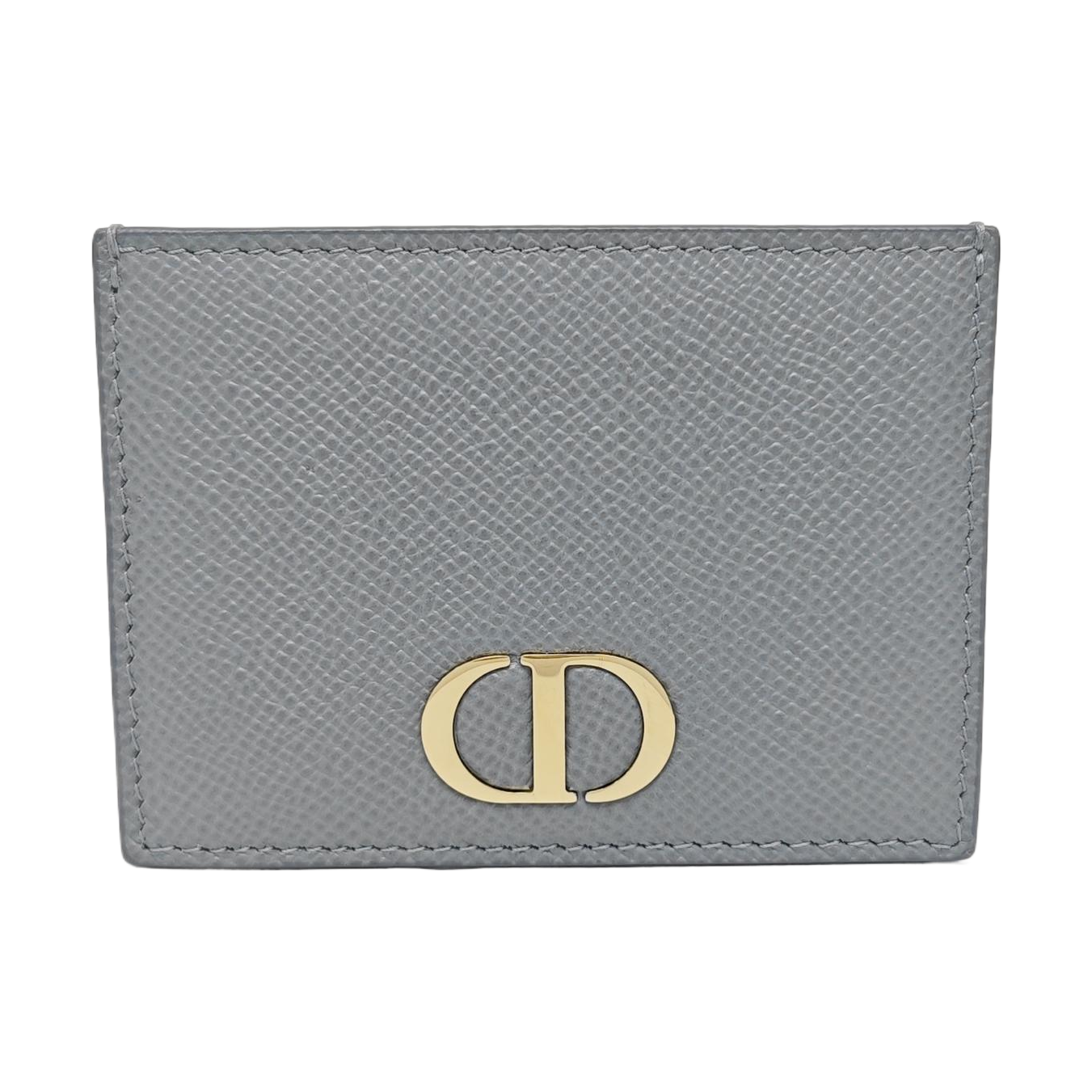 30 Montaigne Calfskin Gray Card Holder