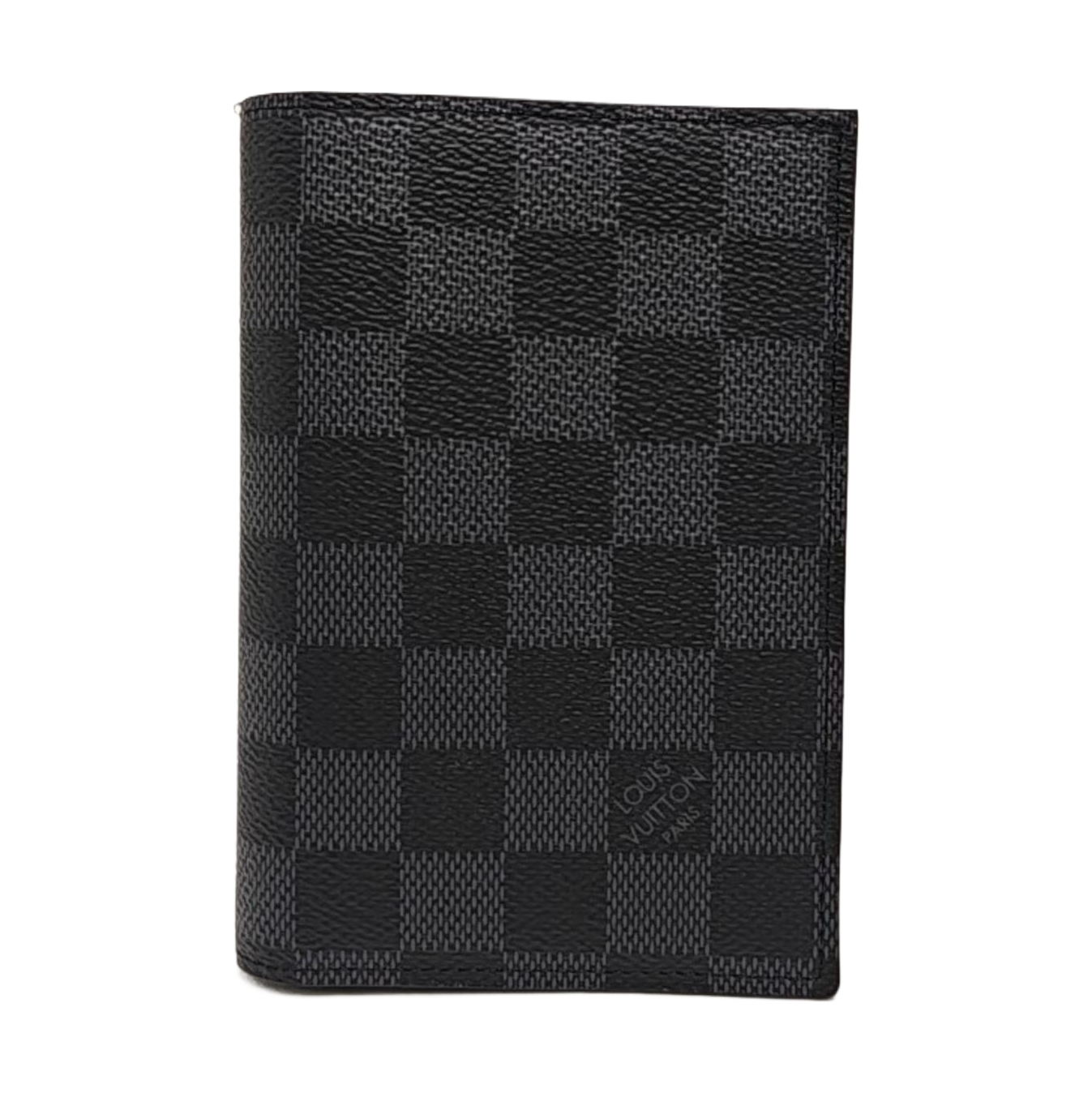 SMART Damier Graphite Coated Canvas Gray Card Holder
