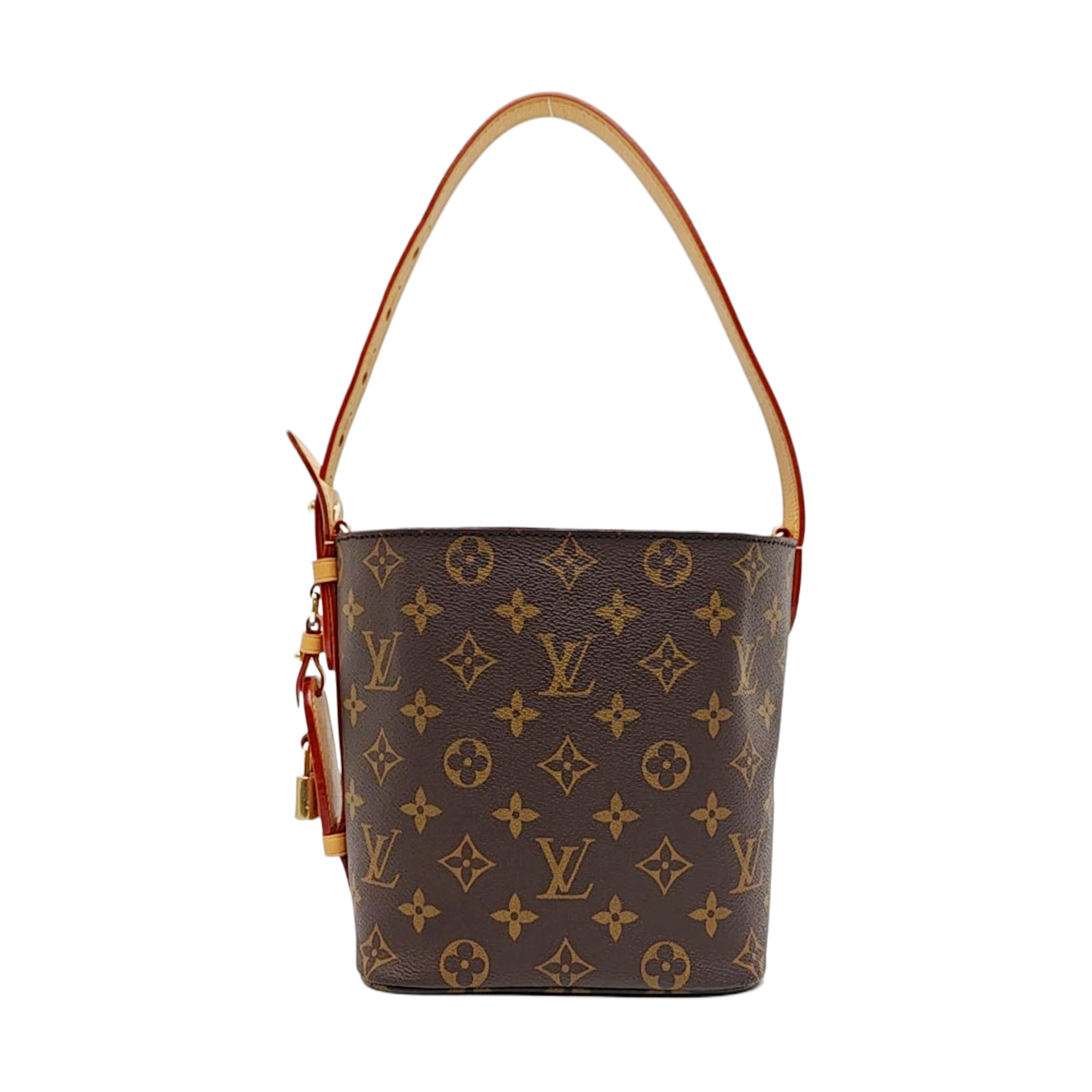 ALL IN Monogram Coated Canvas Brown