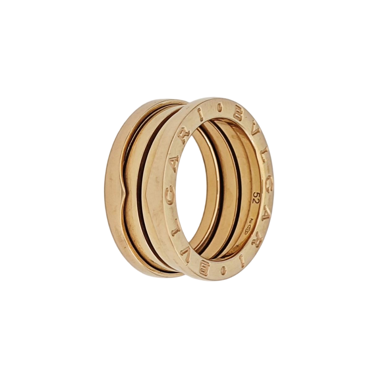B.ZERO1 18k Rose Gold Ring EU 52