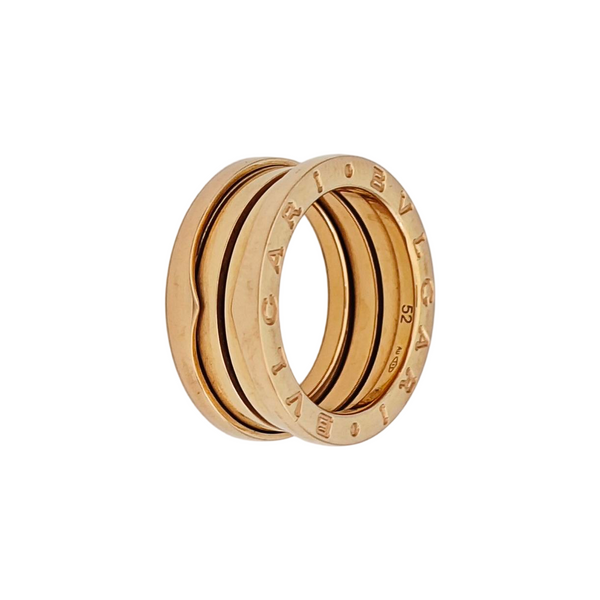 B.ZERO1 18k Rose Gold Ring EU 52
