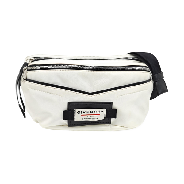 Fabric Belt Bag White